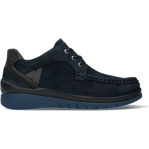 Wolky Veterschoenen Time blauw nubuck