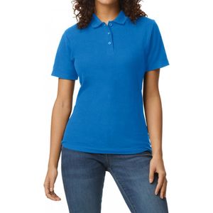 Gildan Damespolo Softstyle Dubbele piqué GI64800L - Royal Blue - S