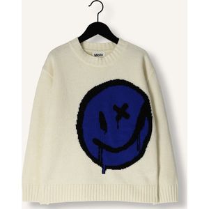 Molo Brian Wool Truien & Vesten Kids - Sweater - Hoodie - Vest- Ecru - Maat 110/116