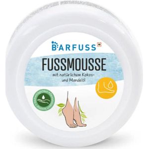 Barfuss Voetmousse - Kokosnoot & Amandelolie | 1x 150ml - Voetverzorging - Voetcrème