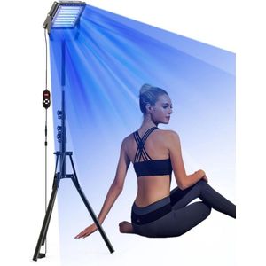 RWB® Zonnebank - Zonnehemel - Bruiningslamp - 5 Niveau's - 2x 48 LEDs