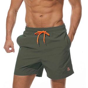 Heren Sneldrogende Zwembroek met Mesh-Voering en Verstelbaar Trekkoord