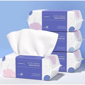 Extra Dikke Katoenen Droge Doekjes voor Diepe Reiniging en Make-up Verwijdering