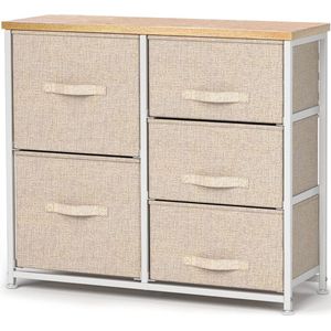 ApexArte® Ladenkastje - Ladeblok Bureau Organizer - Archiefkast - Beige