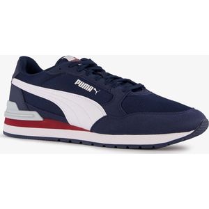 Puma ST Runner heren hardloopschoenen blauw - Maat 40 - Uitneembare zool