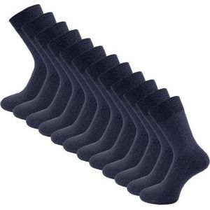 12 paar Herensokken - First-Class - Naadloos - Antraciet - Maat 39-42