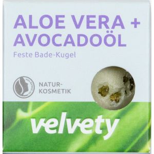Velvety Bath Ball - Aloe vera - avocado oil - Zero waste - Hydraterend badproduct - Natuurlijke ingrediënten - CO2-neutraal