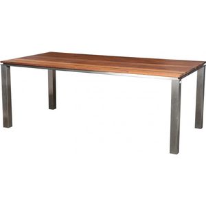 ABC Kantoormeubelen vergadertafel shanghai breed 160cm diep 100cm bladkleur zand matlak