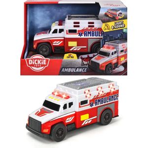 Dickie Toys Ambulance - 15 cm - Licht en Geluid - Speelgoedvoertuig