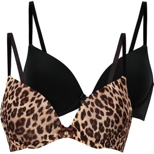 Hunkemöller Voorgevormde beugel bh Plunge Bruin A70