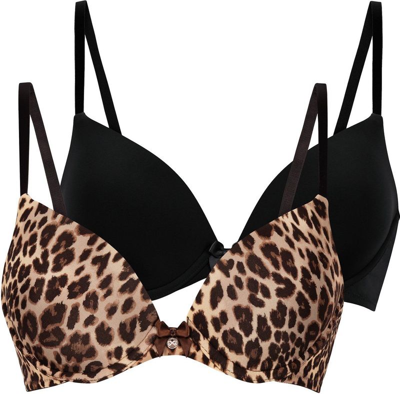 Hunkemöller Voorgevormde beugel bh Plunge Bruin A70