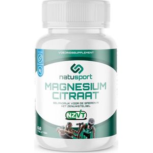 Natusport Supplement Magnesium Citraat - 60 tabletten - NZVT getest