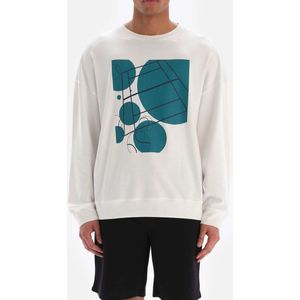 Dagi Sweatshirt met Grafische Print, Korte Mouwen en Ronde Hals