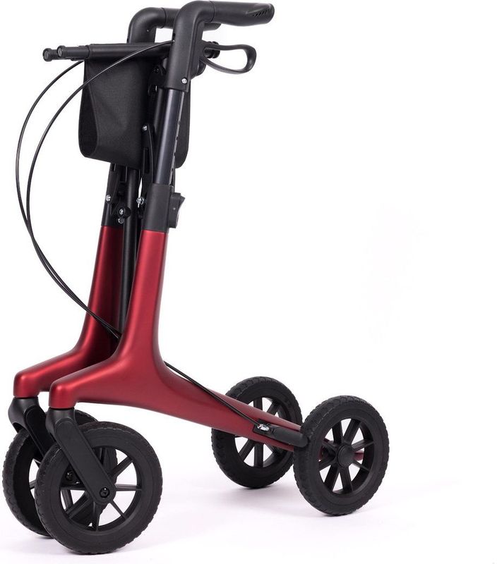 Rollator - Carbon All-inn - Matt Royal Red - Large