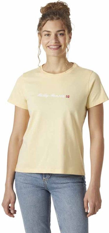 Helly Hansen - Core Graphic 2.0 - T-shirt - Geel - Korte Mouwen