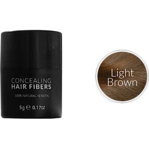 Kmax keratine haarvezels - Lichtbruin (5 gr)