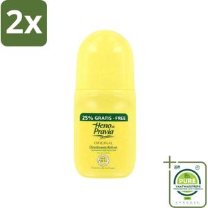 Heno De Pravia - Deodorant Roller - Original Geur - 50 ml - Voordeelverpakking - 2 stuks - Deodorant roller - Frisheid