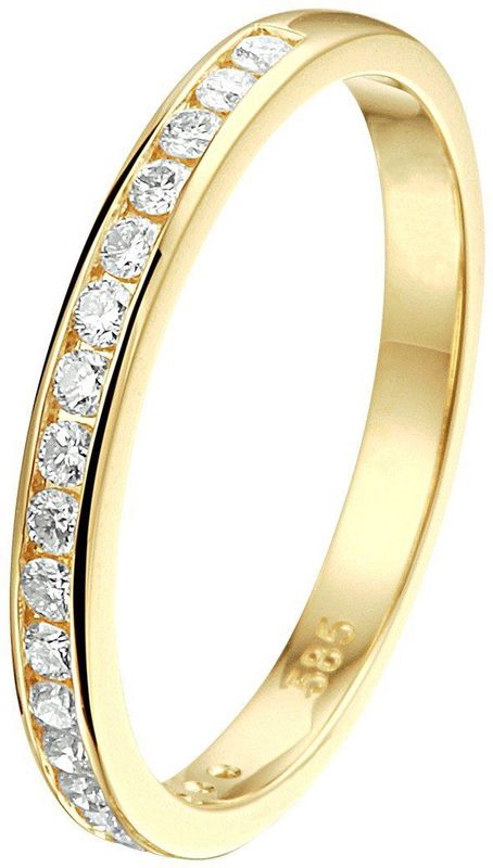 Ring Diamant 0.25Ct H Si 14K Geelgoud
