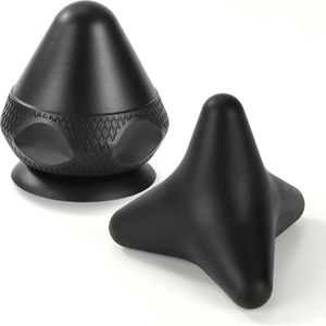 Massageballen voor triggerpoint zelfmassage - 2 stuks met zuignap