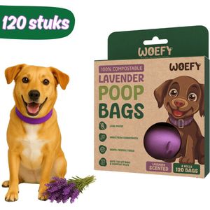Composteerbare Zak 23x32cm Honden Biologisch afbreekbare Rollen R20x15