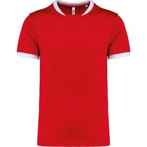 SportT-shirt Unisex S Proact Ronde hals Korte mouw Sporty Red 100% Polyester