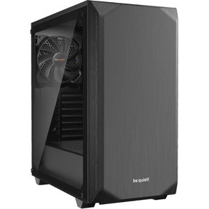 Stilte Mid Tower Gaming Case met Venster en USB 3.0 - Zwart