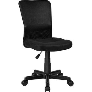 tectake® - Bureaustoel kantoor - design zwart
