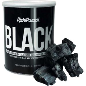 Ricki Parodi Black Wax – Elastische Hars met Actieve Houtskool – 800g