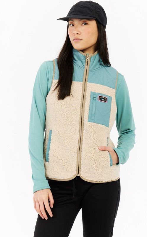 Protest - PRTTry - Bodywarmer - Kitoffwhite - High-pile Teddy Fleece