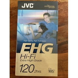 JVC EHG hi-fi extra high grade E-120 VHS
