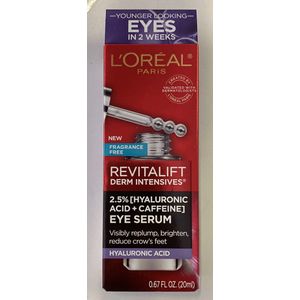 Revitalift Derm Intensives Hyaluronic Acid Caffeine Eye Serum