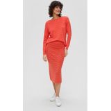 s.Oliver - Kokerrok - Koraal - Knitwear - 3/4 Lengte
