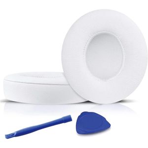 Zachte vervangende oorkussens van eiwitleer met sterk plakband voor Beats Solo 2 en Solo 3 draadloze koptelefoons voor comfortabel gebruik