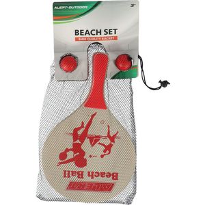Alert Beachball Set Deluxe Hout