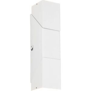 Witte muurspot Raglan met led - 248510231