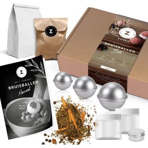 Zanzia®️ 9-delige Herfst DIY Bruisballen Maken Set - Voor Bad - Compleet Pakket - Origineel Cadeau - 100% Natuurlijke Ingrediënten