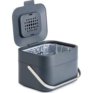 Intelligent Waste Stack 4 Keuken Voedselafval Compost Caddy Recycling Bin met Geurfilter 4 Liter / 1 Gallon- Grafiet vegetable waste bin