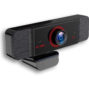 Webcam – Webcam Voor PC Full HD 2022 Model – Webcam met Microfoon En Noise-Canceling - Wijde Lens – Ruisonderdrukking