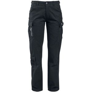 Black Premium by EMP Zwarte cargo broek - Dames - W27L32