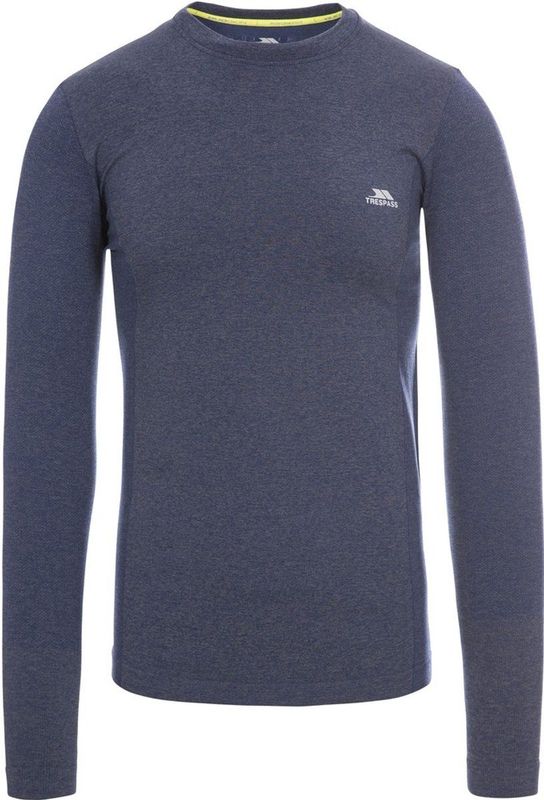 Trespass Longsleeve Timo - Male Active Top Tp75 Navy Marl-M