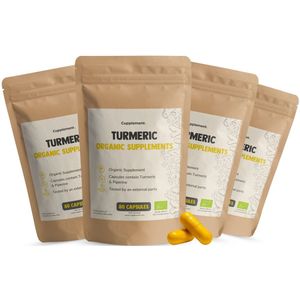 Cupplement - Kurkuma Capsules - 600 mg - Biologisch - Natuurlijke Stoffen