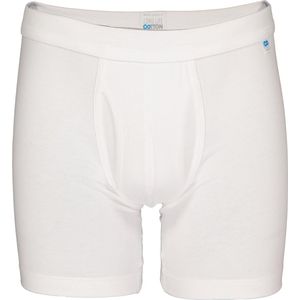 SCHIESSER Long Life Cotton shorts (1-pack) - lang met gulp - wit - Maat: M