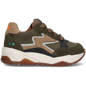 BunniesJR 225875-995 Meisjes Lage Sneakers - Goud - Leer - Veters