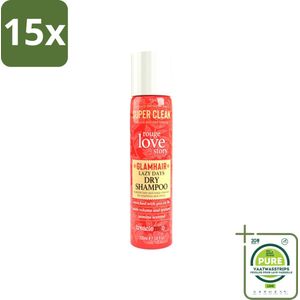 15 x Treaclemoon – Droogshampoo – Rouge Love – 200 ml - Grootverpakking - Droogshampoo - Haar Verzorging - Haar Fris - Haar Volume - Haar Verzorging Zonder Water