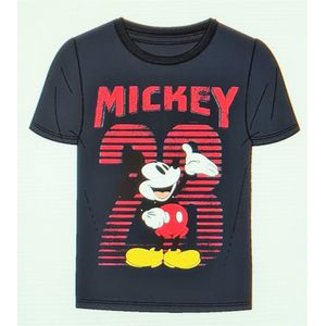 Disney Mickey Mouse T-shirt Zwart Maat 104