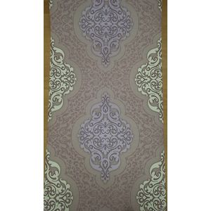LILA PAARS BAROK BEHANG 341351