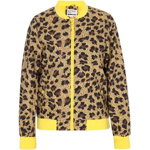 myMo - ATHLSR - Tussenjas - Bruin - Bomberjack - Dierenprint