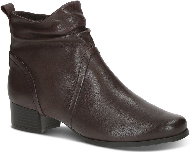 Caprice - 9-25358-41 - Knielaarzen - DK Brown Nappa - Extra Breed Airmotion Uitneembaar Voetbed