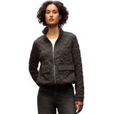 Street One Dames Leo jacquard jas in Bruin, in size: 34