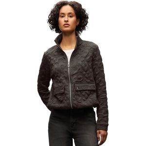 Street One - Leo Jacquard Jas - Bruin - Dames